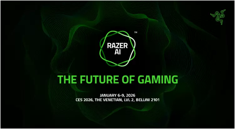 RAZER在CES 2026 重磅发布 AI 游戏生态系统与新一代前沿科技(图1) RAZER在CES 2026 重磅发布 AI 游戏生态系统与新一代前沿科技(图1)