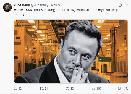 “给不出2000亿颗芯片？行，我自己来！”马斯克(图2)