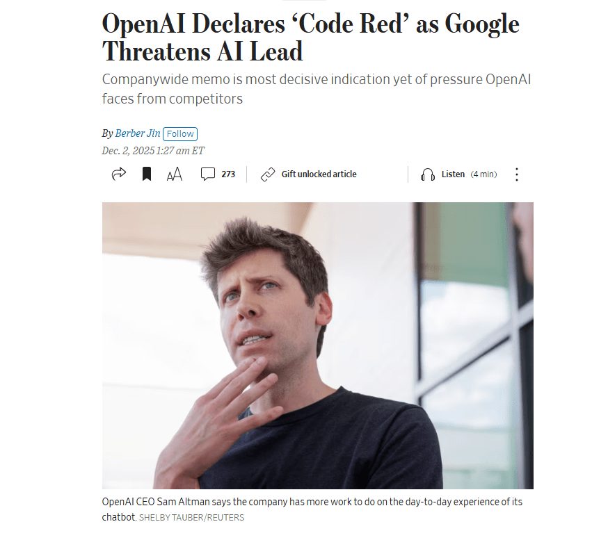 砍项目、停广告、全员加班!OpenAI拉响红色警报(图3) 砍项目、停广告、全员加班!OpenAI拉响红色警报(图3)