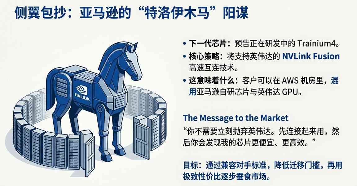 赌城豪赌!亚马逊“All in”自研芯片,招招刺向(图3) 赌城豪赌!亚马逊“All in”自研芯片,招招刺向(图3)