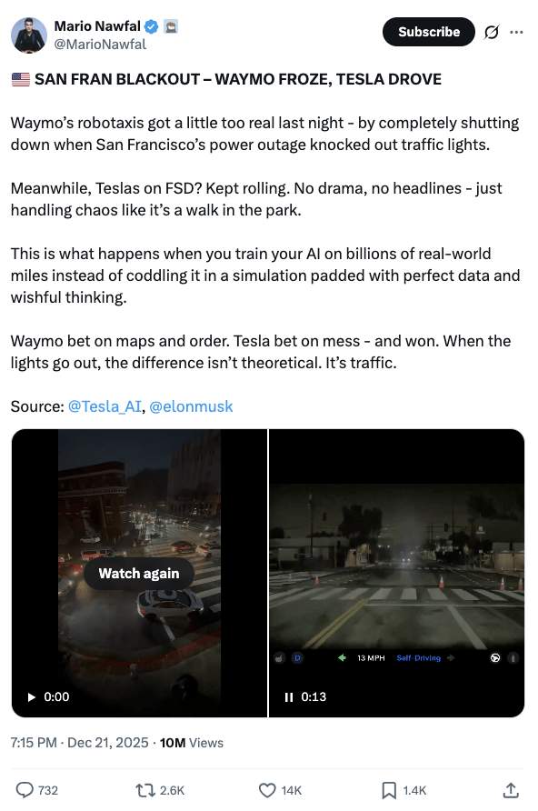 马斯克笑疯了！谷歌无人车街头“装死”，一场大(图13)
