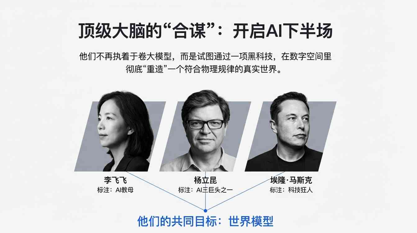李飞飞、杨立昆、马斯克同时杀入！1900亿美元的 - 辰飞雨幕帆 AI 科技