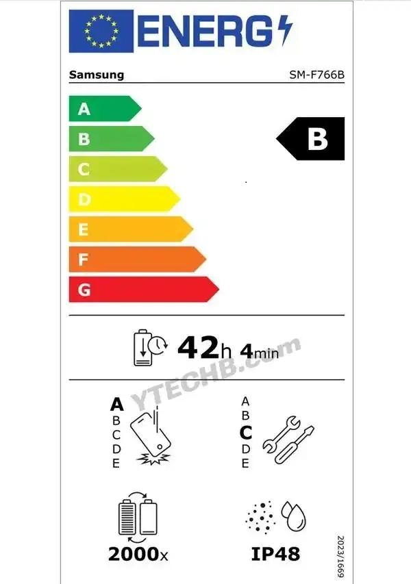 强势通过欧盟能效测试 三星Galaxy Z Flip7|Z Flip7 FE耐用性太出色(图1)