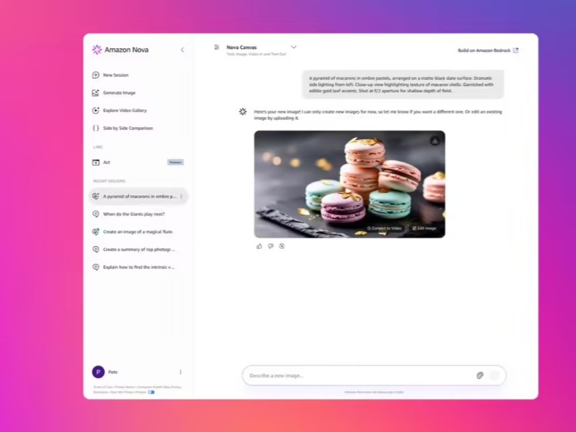 亚马逊推出 Nova Act：可操控网页浏览器的 AI智能体