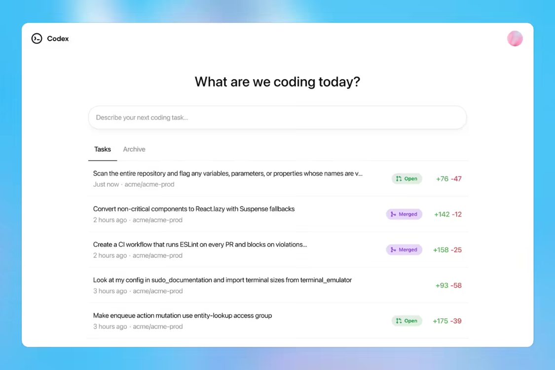 最强 AI 编程助手：OpenAI 发布 Codex 智能体，专注自动化软件开发
