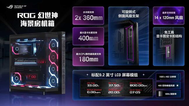 全新ROG首款海景房机箱空降CES 2026,DIY好物精彩纷呈(图1) 全新ROG首款海景房机箱空降CES 2026,DIY好物精彩纷呈(图1)