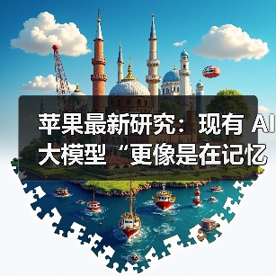 苹果最新研究：现有 AI 大模型“更像是在记忆，而非真正的推理”(图1)