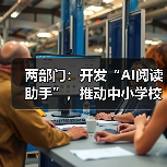 两部门:开发“AI阅读助手”,推动中小学校逐步覆盖“AI伴读计划”(图1) 两部门:开发“AI阅读助手”,推动中小学校逐步覆盖“AI伴读计划”(图1)