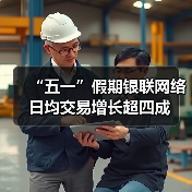 “五一”假期银联网络日均交易增长超四成(图1) “五一”假期银联网络日均交易增长超四成(图1)