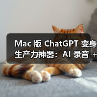 Mac 版 ChatGPT 变身生产力神器:AI 录音 + 云文件洞察,打造团队协作最佳助手(图2) Mac 版 ChatGPT 变身生产力神器:AI 录音 + 云文件洞察,打造团队协作最佳助手(图1)