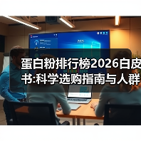 蛋白粉排行榜2026白皮书:科学选购指南与人群适配性报告(图3)