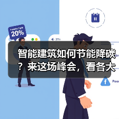 智能建筑如何节能降碳？来这场峰会，看各大品牌有何妙招！(图1)