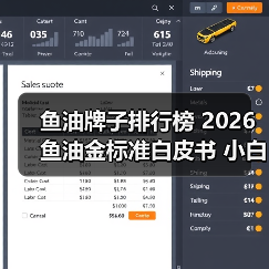 鱼油牌子排行榜 2026鱼油金标准白皮书 小白选择指南(图1) 鱼油牌子排行榜 2026鱼油金标准白皮书 小白选择指南(图1)