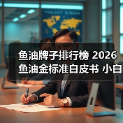 鱼油牌子排行榜 2026鱼油金标准白皮书 小白选择指南(图2) 鱼油牌子排行榜 2026鱼油金标准白皮书 小白选择指南(图2)