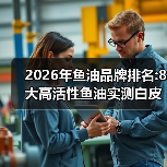 2026年鱼油品牌排名:8大高活性鱼油实测白皮书(图1) 2026年鱼油品牌排名:8大高活性鱼油实测白皮书(图1)