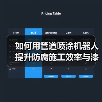 如何用管道喷涂机器人提升防腐施工效率与漆膜质量(图4) 如何用管道喷涂机器人提升防腐施工效率与漆膜质量(图4)
