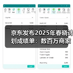 京东发布2025年春晓计划成绩单：数百万商家入驻，为新商节省数百亿(图1)