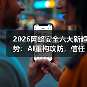 2026网络安全六大新趋势:AI重构攻防,信任成为新防线(图1) 2026网络安全六大新趋势:AI重构攻防,信任成为新防线(图1)