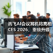 讯飞AI会议耳机将亮相CES 2026,重磅升级“你好,小万”语音唤醒功能(图3) 讯飞AI会议耳机将亮相CES 2026,重磅升级“你好,小万”语音唤醒功能(图3)