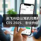讯飞AI会议耳机将亮相CES 2026,重磅升级“你好,小万”语音唤醒功能(图4) 讯飞AI会议耳机将亮相CES 2026,重磅升级“你好,小万”语音唤醒功能(图4)