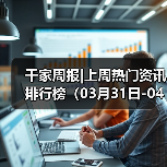 千家周报|上周热门资讯 排行榜（03月31日-04月06日）(图2)