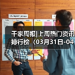千家周报|上周热门资讯 排行榜（03月31日-04月06日）(图1)