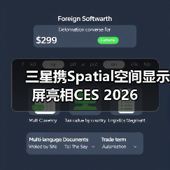 三星携Spatial空间显示屏亮相CES 2026(图3) 三星携Spatial空间显示屏亮相CES 2026(图3)