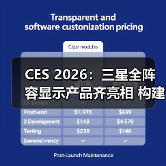 CES 2026:三星全阵容显示产品齐亮相 构建全新AI视听生态(图1) CES 2026:三星全阵容显示产品齐亮相 构建全新AI视听生态(图1)