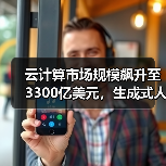 云计算市场规模飙升至3300亿美元,生成式人工智能成主要推动力(图1) 云计算市场规模飙升至3300亿美元,生成式人工智能成主要推动力(图1)
