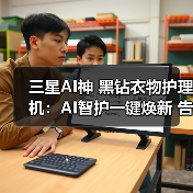三星AI神 黑钻衣物护理机:AI智护一键焕新 告别冬季穿衣焦虑(图1) 三星AI神 黑钻衣物护理机:AI智护一键焕新 告别冬季穿衣焦虑(图1)