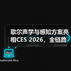 歌尔声学与感知方案亮相CES 2026，全链路创新开启沉浸式交互新生态(图4)