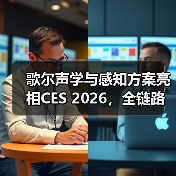 歌尔声学与感知方案亮相CES 2026，全链路创新开启沉浸式交互新生态(图1)