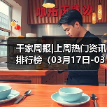 千家周报|上周热门资讯 排行榜(03月17日-03月23日)(图3) 千家周报|上周热门资讯 排行榜(03月17日-03月23日)(图3)