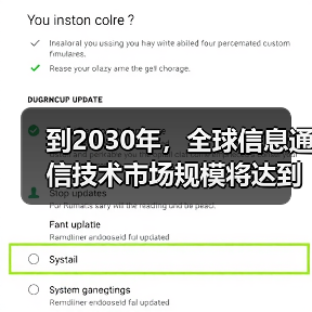 到2030年，全球信息通信技术市场规模将达到50亿美元(图2)