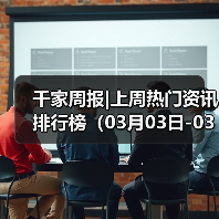 千家周报|上周热门资讯 排行榜（03月0