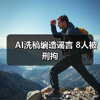 AI洗稿编造谣言 8人被刑拘(图3) AI洗稿编造谣言 8人被刑拘(图3)