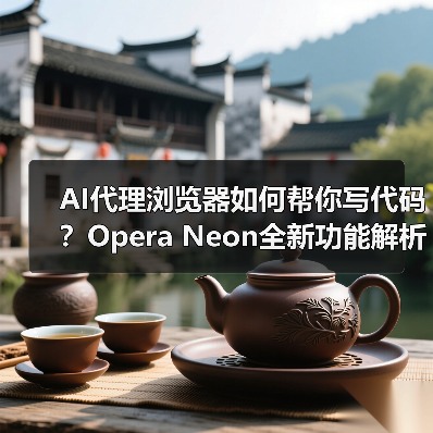 AI代理浏览器如何帮你写代码？Opera Neon全新功能解析(图4)