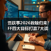 贾跃亭2026救赎归来!FF四大目标打赢7大战役,AIxC 5天揽20万用户(图2) 贾跃亭2026救赎归来!FF四大目标打赢7大战役,AIxC 5天揽20万用户(图2)