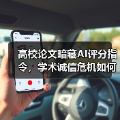 高校论文暗藏AI评分指令，学术诚信危机如