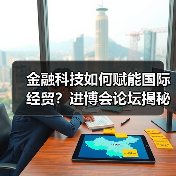 金融科技如何赋能国际经贸？进博会论坛揭秘