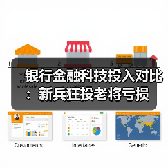 银行金融科技投入对比:新兵狂投老将亏损(图1) 银行金融科技投入对比:新兵狂投老将亏损(图1)