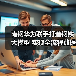 南钢华为联手打造钢铁大模型 实现全流程数