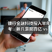 银行金融科技投入半年考:新兵豪掷百亿 vs 前辈亏损(图2) 银行金融科技投入半年考:新兵豪掷百亿 vs 前辈亏损(图2)