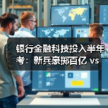 银行金融科技投入半年考:新兵豪掷百亿 vs 前辈亏损(图3) 银行金融科技投入半年考:新兵豪掷百亿 vs 前辈亏损(图3)