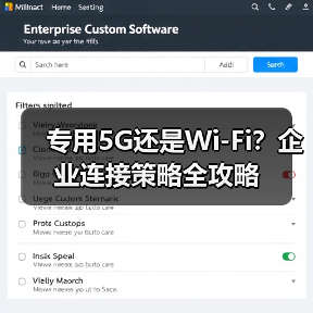 专用5G还是Wi-Fi?企业连接策略全攻略(图3) 专用5G还是Wi-Fi?企业连接策略全攻略(图3)