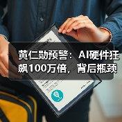 黄仁勋预警：AI硬件狂飙100万倍，背后瓶颈何在？(图3)