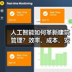 人工智能如何革新建筑管理？效率、成本、安全全面升级 - 辰飞雨幕帆 AI 科技
