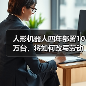 人形机器人四年部署10万台,将如何改写劳动力市场?(图4) 人形机器人四年部署10万台,将如何改写劳动力市场?(图4)