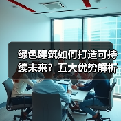 绿色建筑如何打造可持续未来？五大优势解析 - 辰飞雨幕帆 AI 科技