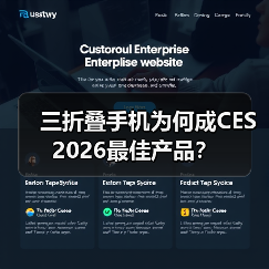 三折叠手机为何成CES 2026最佳产品？ - 辰飞雨幕帆 AI 科技